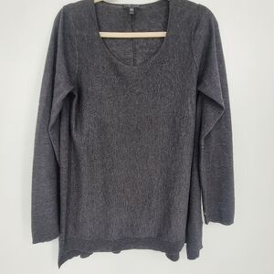 Eileen Fisher alpaca blend Greg long sleeve top size small Petit